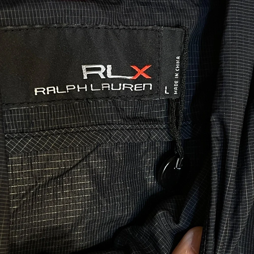 RLX Ralph Lauren Black Lightweight Hooded Jacket